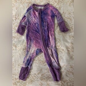 Little Sleepies Tie-Dye Kids Footie